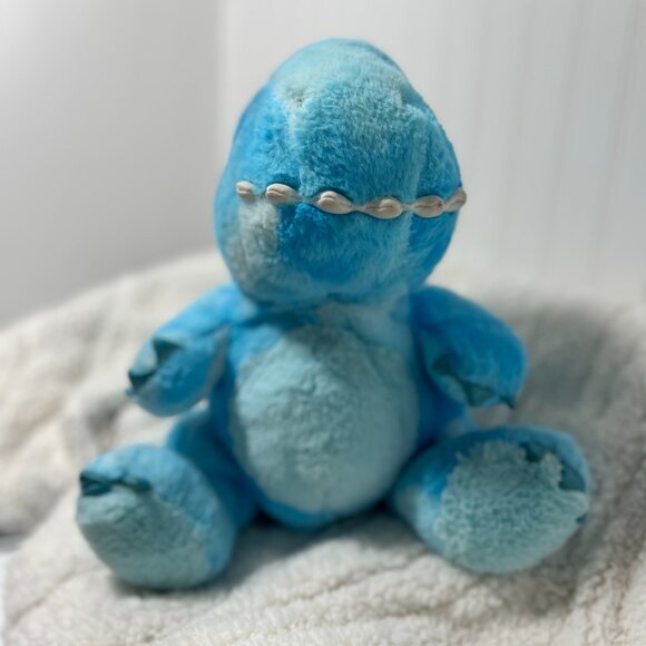 FAO Schwarz Plush Blue T-Rex Dinosaur -  12" Super Soft Dino Stuffed Animal - Picture 6 of 7